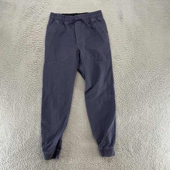 Lululemon ABC Joggers Mens Medium Blue Elastic Cuff Pants Zip Pocket Athletic